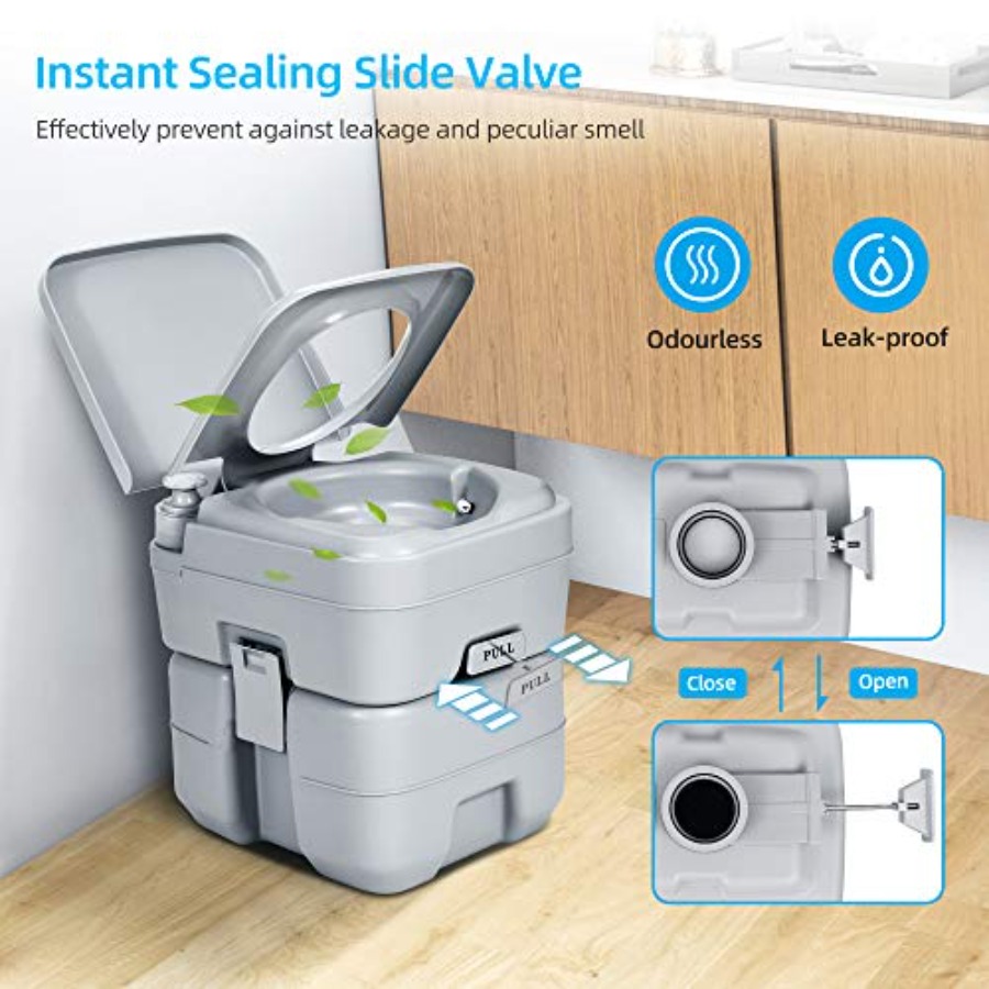 WC Portatile per Campeggio, Es - Portable Camp Toilet recensione e prezzo