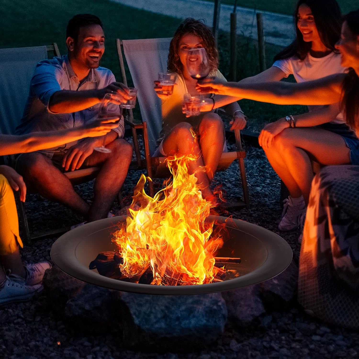 Braciere in acciaio da 35 poll - Outdoor Camping Fireplace recensione e prezzo