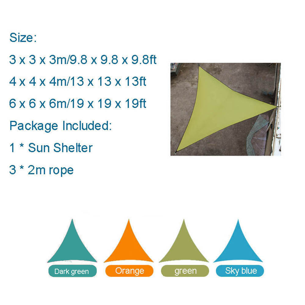 6x6x6 m Triangolo Ripari per i - Waterproof Tarp Shelter recensione e prezzo
