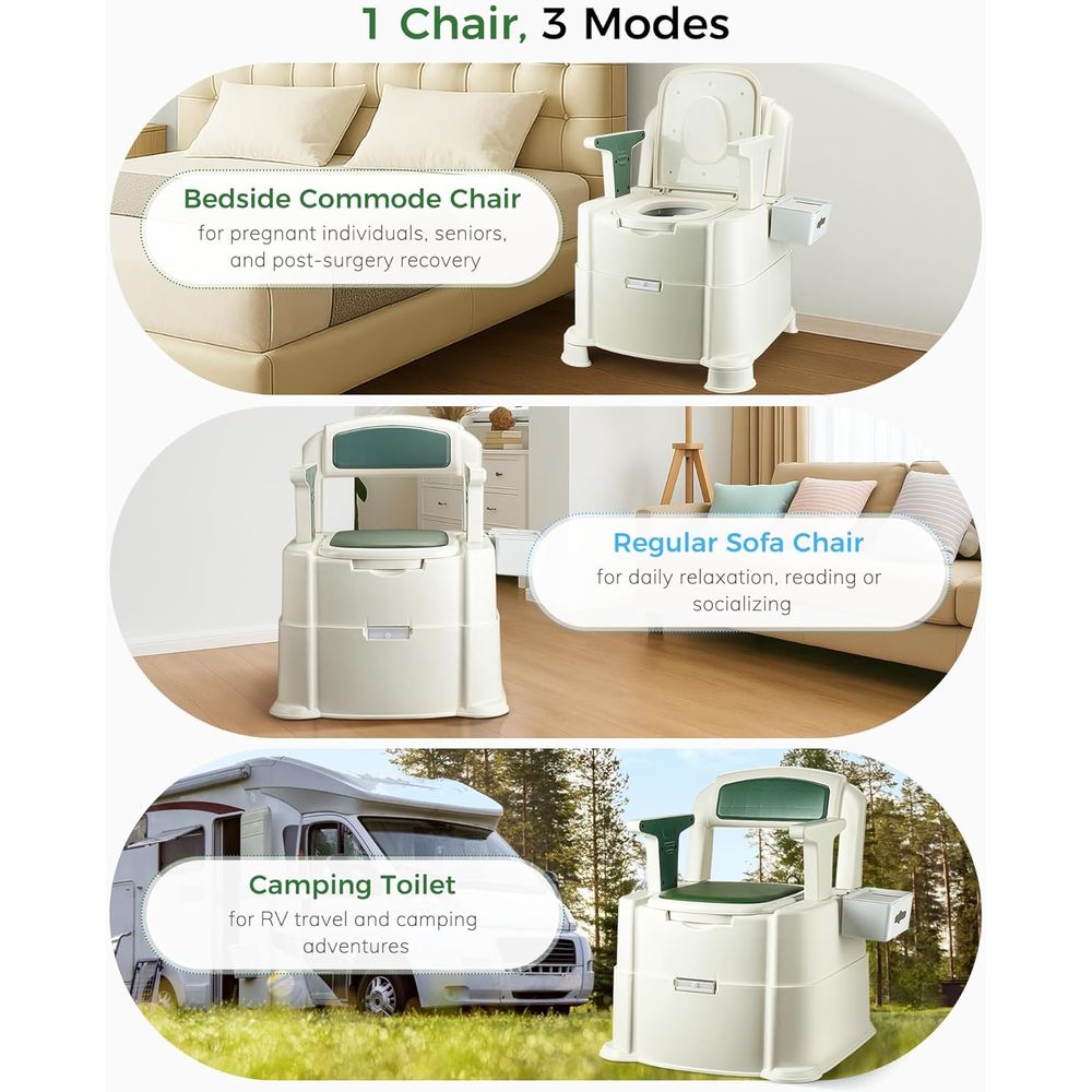 Comoda da Comodino, Sedia WC P - Portable Camp Toilet recensione e prezzo