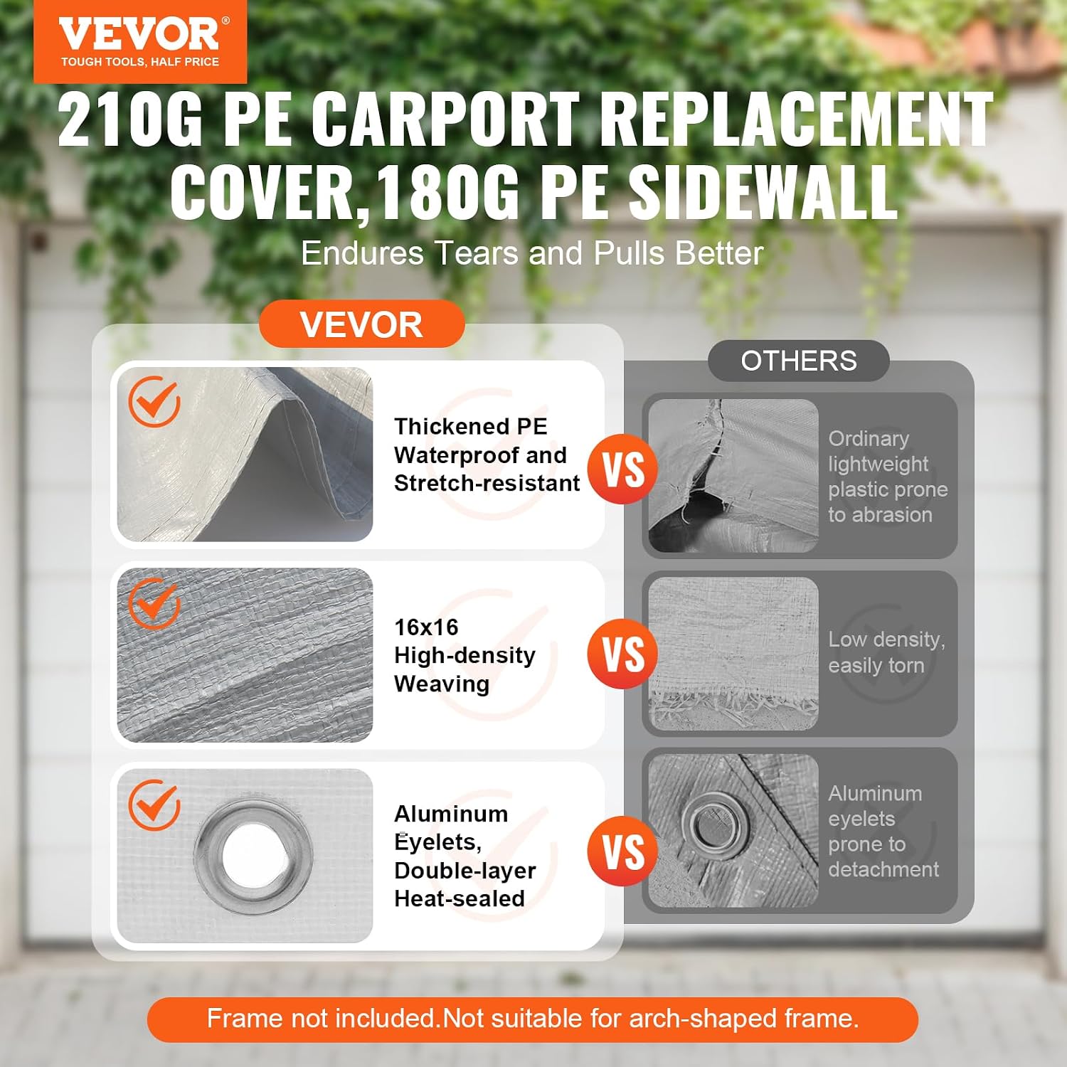 Telo di Ricambio per Carport 1 - Waterproof Tarp Shelter recensione e prezzo