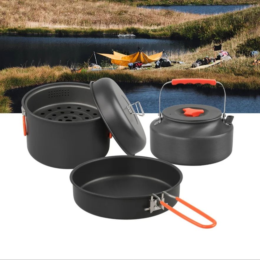 Set di pentole da esterno pent - Outdoor Camping Cooking Set recensione e prezzo