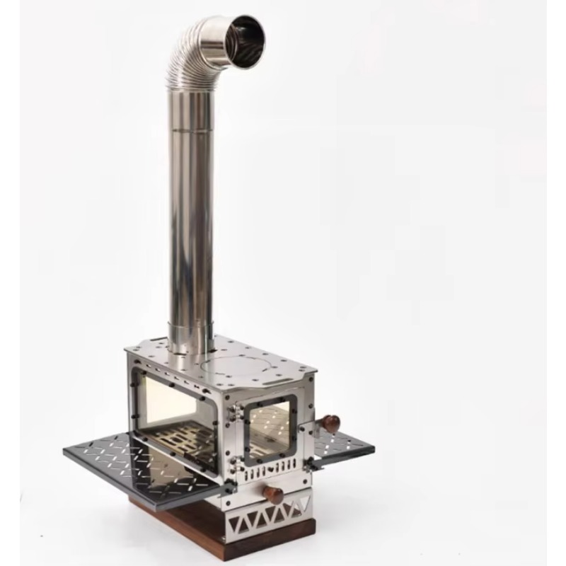 Mini stufa a legna portatile i - Outdoor Camping Fireplace recensione e prezzo