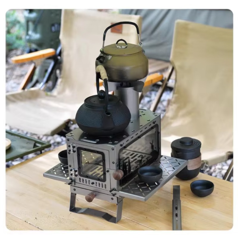 Mini stufa a legna portatile i - Outdoor Camping Fireplace recensione e prezzo