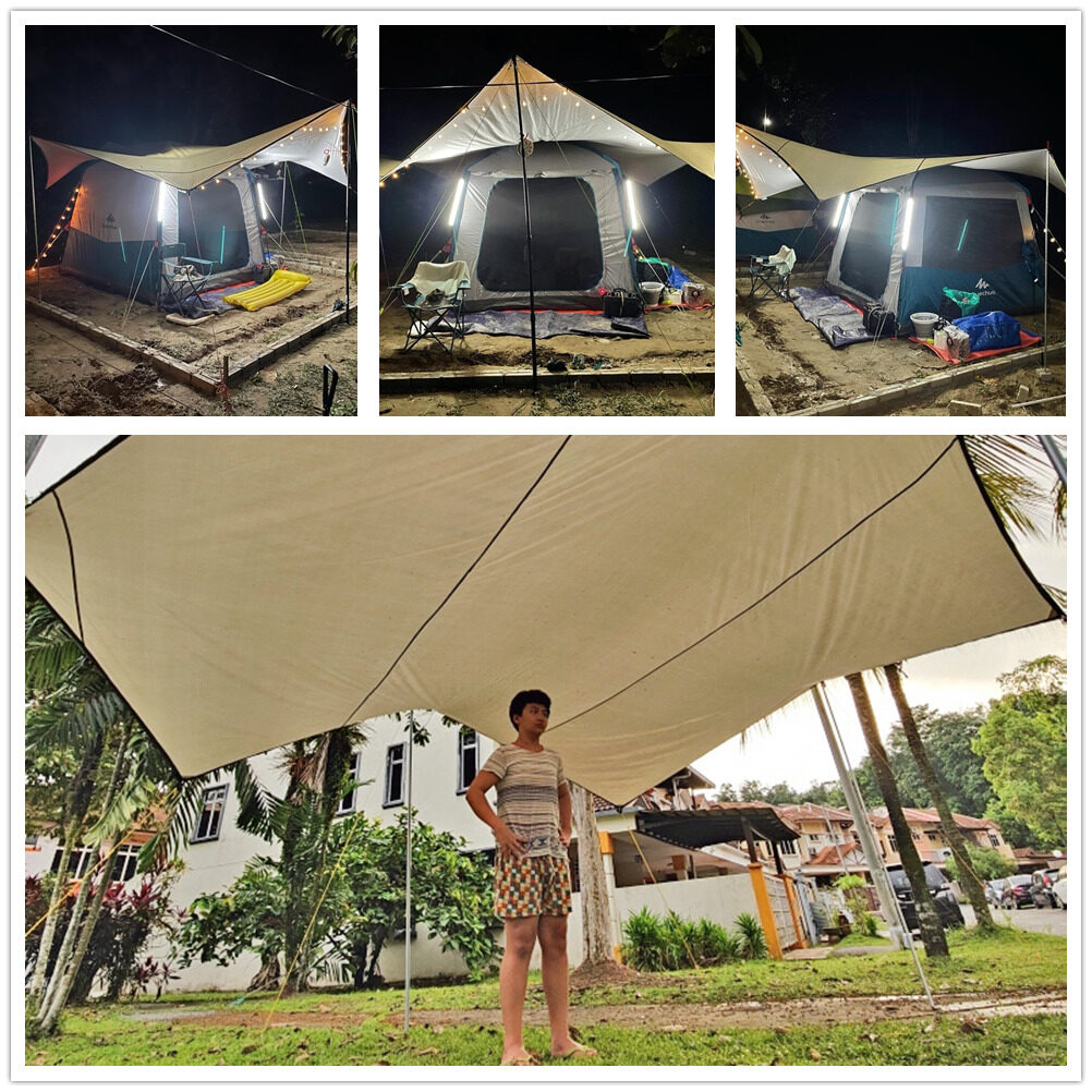 Octagon 5.1x5.1m grande telo i - Waterproof Tarp Shelter recensione e prezzo