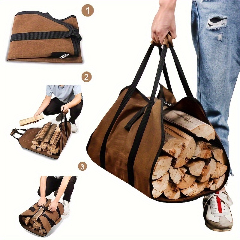 Borsa Porta Legna Grande da 1  - Outdoor Camping Fireplace recensione e prezzo