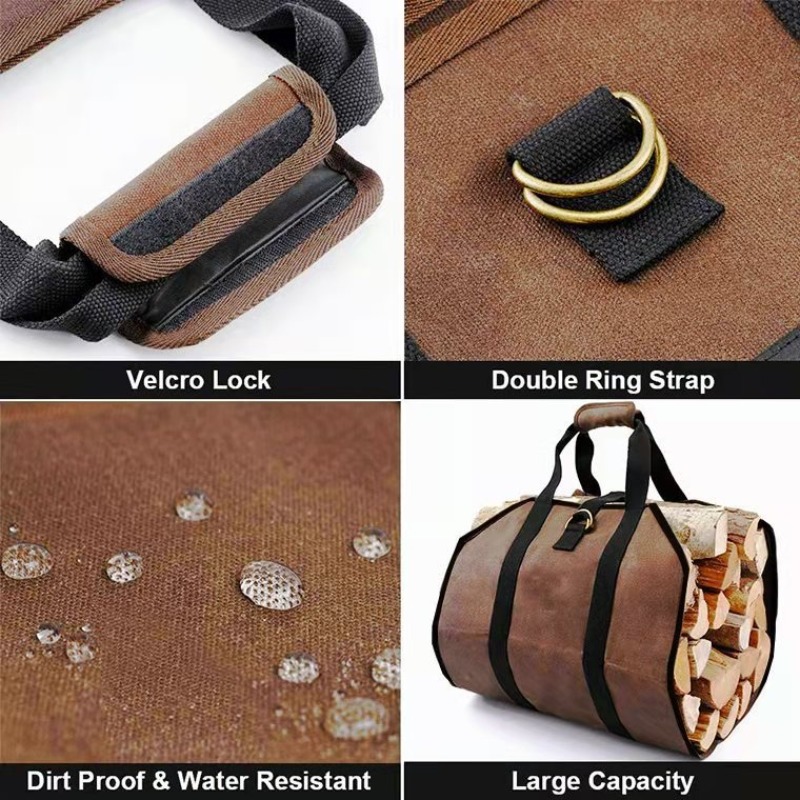 Borsa Porta Legna Grande da 1  - Outdoor Camping Fireplace recensione e prezzo