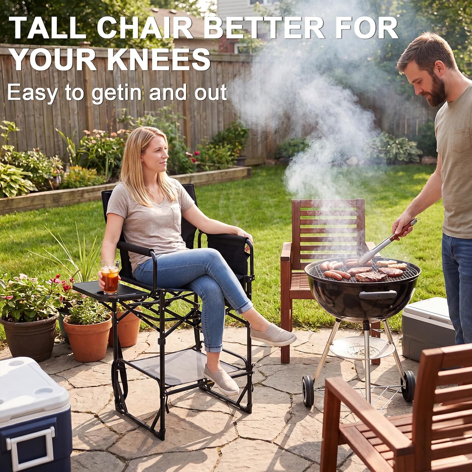 Set di 2 Sedie da Campeggio Pi - Outdoor Camping Table Foldable recensione e prezzo