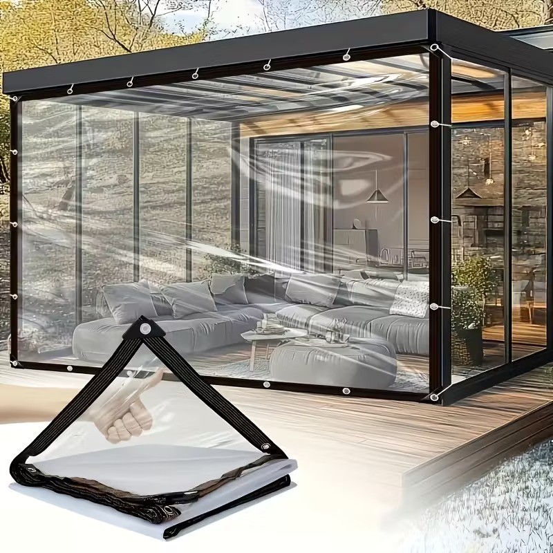 Telo spesso in PVC trasparente - Waterproof Tarp Shelter recensione e prezzo