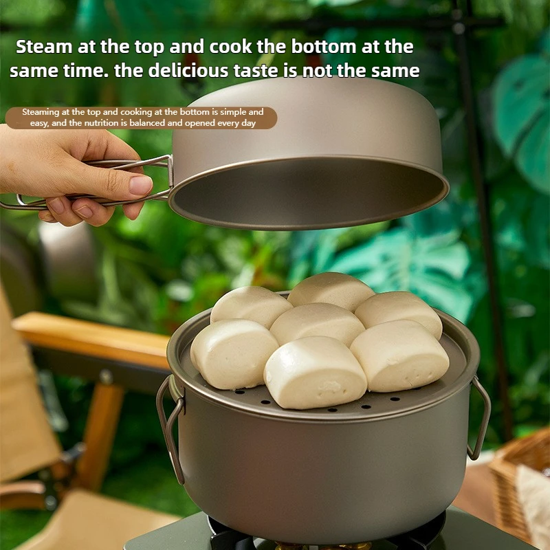 Set di pentole da esterno in t - Outdoor Camping Cooking Set recensione e prezzo