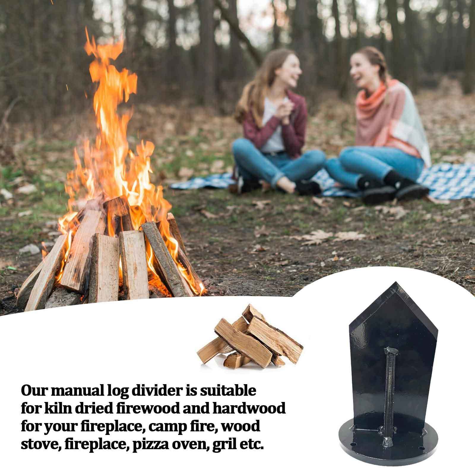 Spaccalegna Verticale in Accia - Outdoor Camping Fireplace recensione e prezzo