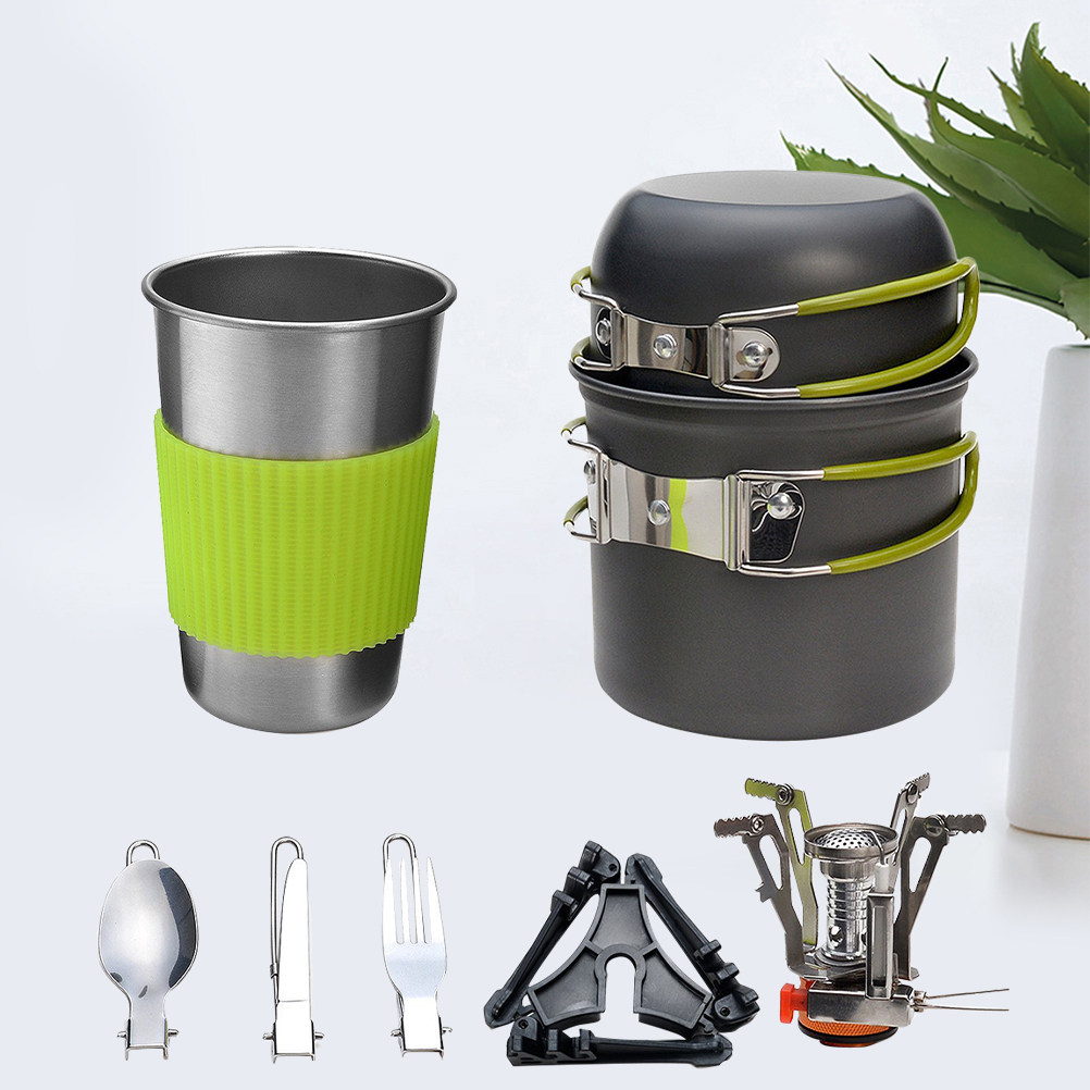 Set di Pentole da Campeggio Le - Outdoor Camping Cooking Set recensione e prezzo