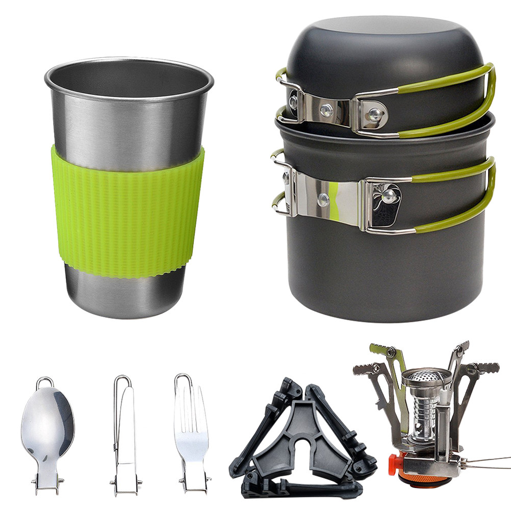 Set di Pentole da Campeggio Le - Outdoor Camping Cooking Set recensione e prezzo